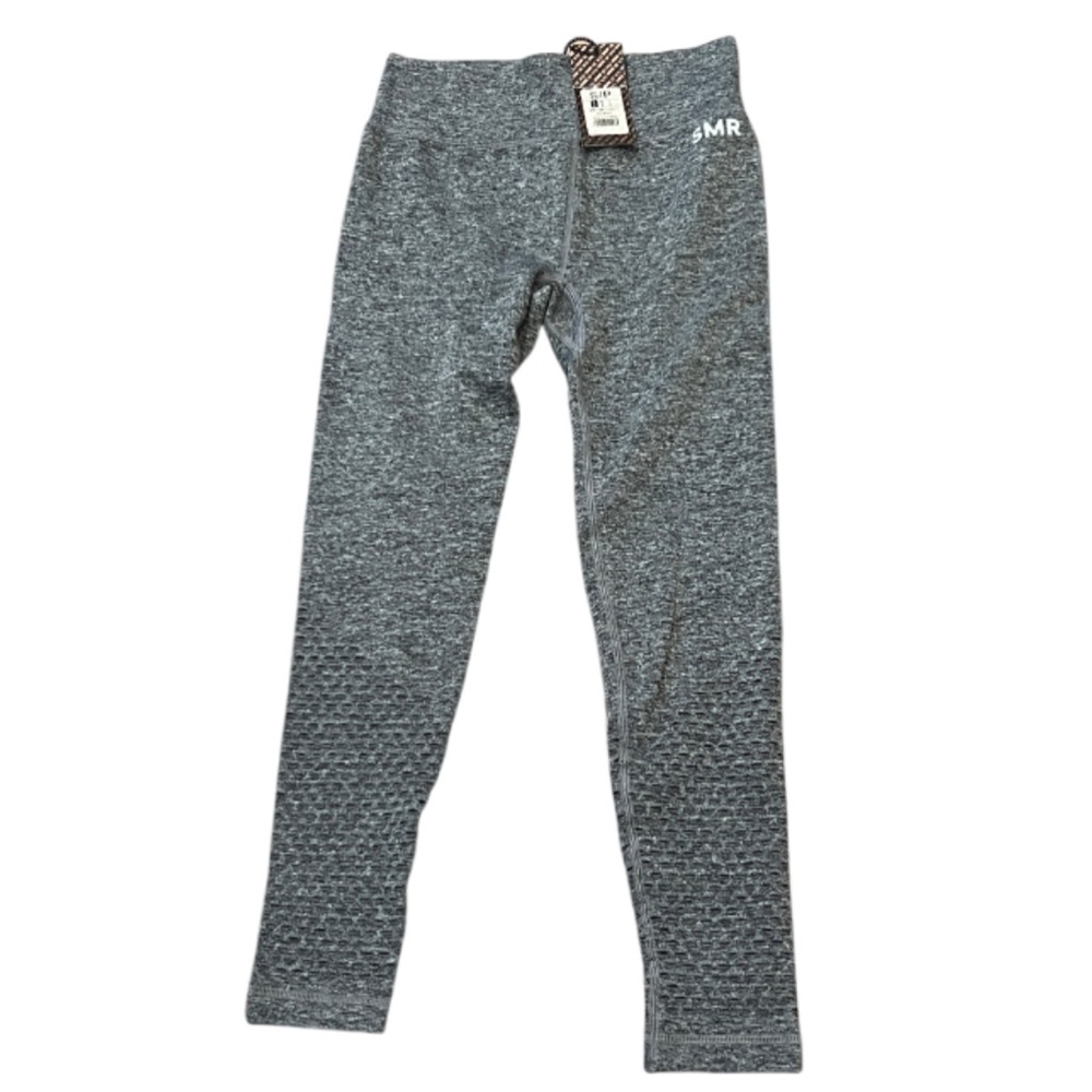 NWT Sommer Ray Gray Leggings Breathable Holes Sz Small Workout Athletic